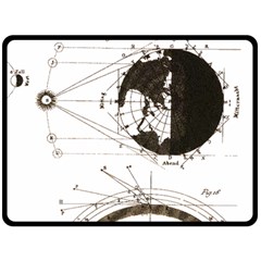 Planetary Equations Fleece Blanket (large)  by MTNDesignco