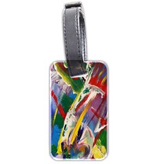 Abstract Art Art Artwork Colorful Luggage Tags (two Sides) by Nexatart