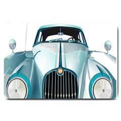 Oldtimer Car Vintage Automobile Large Doormat  by Nexatart