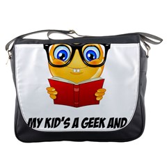Geek Kid Messenger Bags by athenastemple