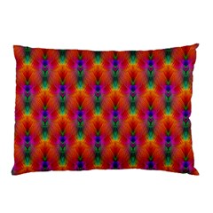 Apophysis Fractal Owl Neon Pillow Case (two Sides) by Nexatart