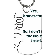 Bible No Dog Tag (two Sides) by athenastemple