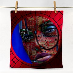 Display Dummy Binary Board Digital Face Towel by Nexatart