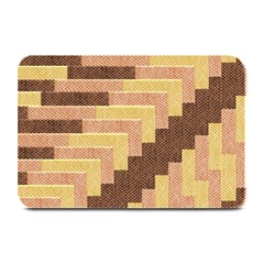 Fabric Textile Tiered Fashion Plate Mats by Nexatart