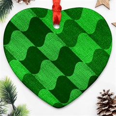 Fabric Textile Texture Surface Ornament (heart) by Nexatart