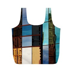 Glass Facade Colorful Architecture Full Print Recycle Bags (m)  by Nexatart