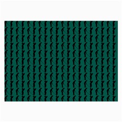 Golf Golfer Background Silhouette Large Glasses Cloth (2-side) by Nexatart