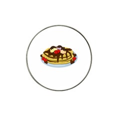 Pancakes - Shrove Tuesday Hat Clip Ball Marker by Valentinaart