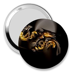 Fractal Mathematics Abstract 3  Handbag Mirrors by Amaryn4rt