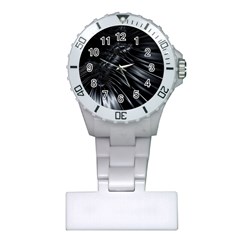 Fractal Mathematics Abstract Plastic Nurses Watch by Amaryn4rt