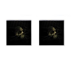 Skull Fantasy Dark Surreal Cufflinks (square) by Amaryn4rt