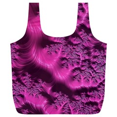 Fractal Artwork Pink Purple Elegant Full Print Recycle Bags (l)  by Amaryn4rt