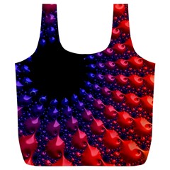 Fractal Mathematics Abstract Full Print Recycle Bags (l)  by Amaryn4rt