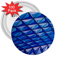Lines Geometry Architecture Texture 3  Buttons (100 Pack)  by Amaryn4rt