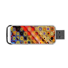 Background Texture Pattern Portable Usb Flash (one Side) by Amaryn4rt