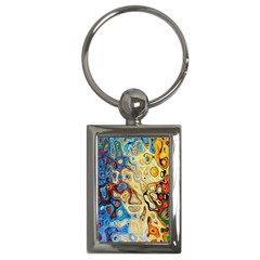 Background Structure Absstrakt Color Texture Key Chains (rectangle)  by Amaryn4rt