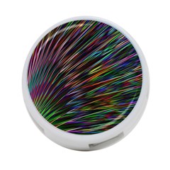 Texture Colorful Abstract Pattern 4-port Usb Hub (one Side) by Amaryn4rt