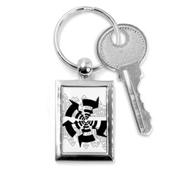 Arrows Top Below Circuit Parts Key Chains (rectangle)  by Amaryn4rt