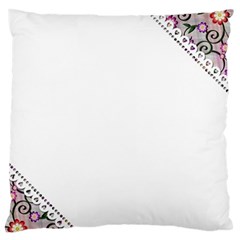 Floral Ornament Baby Girl Design Standard Flano Cushion Case (two Sides) by Amaryn4rt