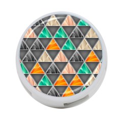 Abstract Geometric Triangle Shape 4-port Usb Hub (two Sides)  by Amaryn4rt