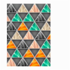 Abstract Geometric Triangle Shape Small Garden Flag (two Sides) by Amaryn4rt
