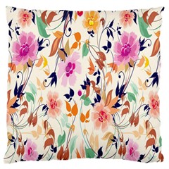 Vector Floral Art Standard Flano Cushion Case (two Sides) by Amaryn4rt
