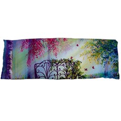 Bench In Spring Forest Body Pillow Case Dakimakura (two Sides) by Amaryn4rt