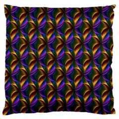 Seamless Prismatic Line Art Pattern Large Cushion Case (one Side) by Amaryn4rt