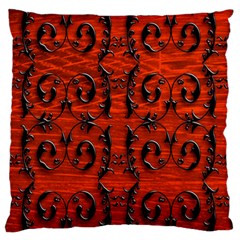 3d Metal Pattern On Wood Standard Flano Cushion Case (two Sides) by Amaryn4rt
