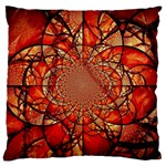 Dreamcatcher Stained Glass Standard Flano Cushion Case (One Side) Front