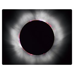 Solar Eclipse Double Sided Flano Blanket (medium)  by Amaryn4rt