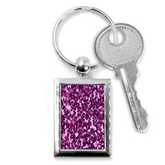 Chic Camouflage Colorful Background Key Chains (rectangle)  by Simbadda