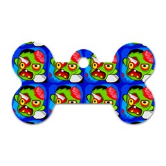 Zombies Dog Tag Bone (one Side) by boho