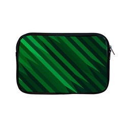 Abstract Blue Stripe Pattern Background Apple Macbook Pro 13  Zipper Case by Simbadda