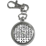 Anchor Puzzle Booklet Pages All Black Key Chain Watches Front