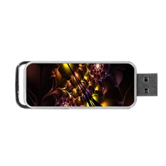Art Design Image Oily Spirals Texture Portable Usb Flash (two Sides) by Simbadda