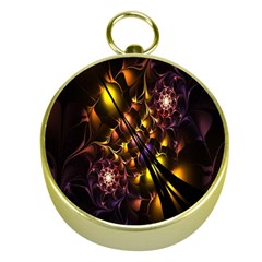 Art Design Image Oily Spirals Texture Gold Compasses by Simbadda