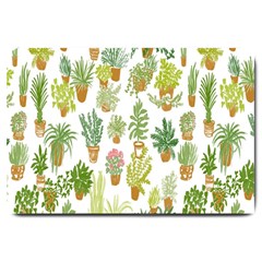 Flowers Pattern Large Doormat  by Simbadda