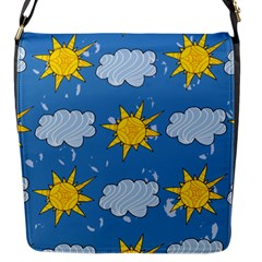 Sunshine Tech Blue Flap Messenger Bag (s) by Simbadda
