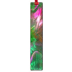 Fractal Texture Abstract Messy Light Color Swirl Bright Large Book Marks by Simbadda