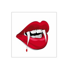 Mouth Jaw Teeth Vampire Blood Satin Bandana Scarf by Simbadda
