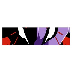 Monster Face Drawing Paint Satin Scarf (oblong) by Simbadda
