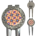 Overlaid Patterns 3-in-1 Golf Divots Front