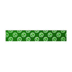 Whatsapp Logo Pattern Flano Scarf (mini) by Simbadda
