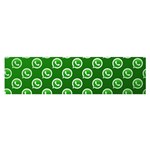 Whatsapp Logo Pattern Satin Scarf (Oblong) Front