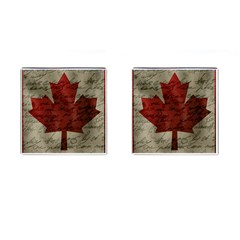 Canada Flag Cufflinks (square) by Valentinaart