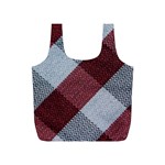 Textile Geometric Retro Pattern Full Print Recycle Bags (S)  Back