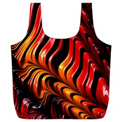 Fractal Mathematics Abstract Full Print Recycle Bags (l)  by Simbadda