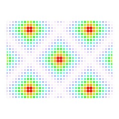 Color Square Double Sided Flano Blanket (mini)  by Simbadda