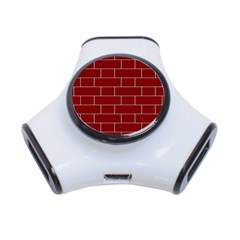 Flemish Bond 3-port Usb Hub by Simbadda